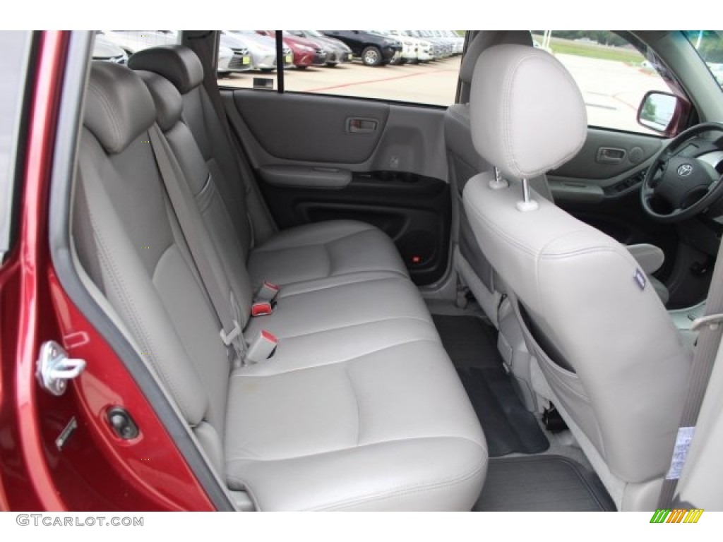 2007 Highlander V6 - Maroon / Ash Gray photo #29