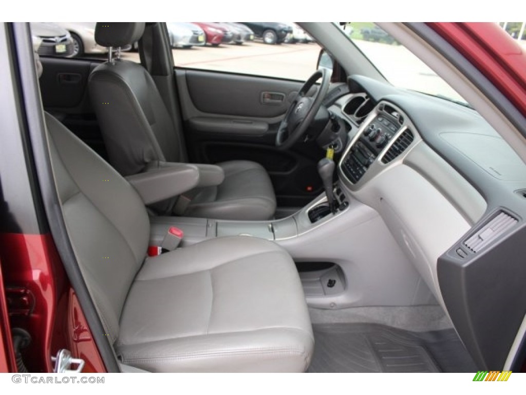 2007 Highlander V6 - Maroon / Ash Gray photo #32