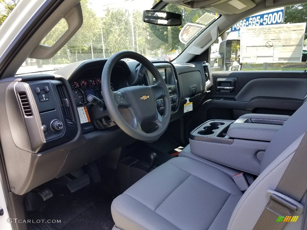 2017 Silverado 3500HD Work Truck Regular Cab 4x4 - Summit White / Dark Ash/Jet Black photo #7