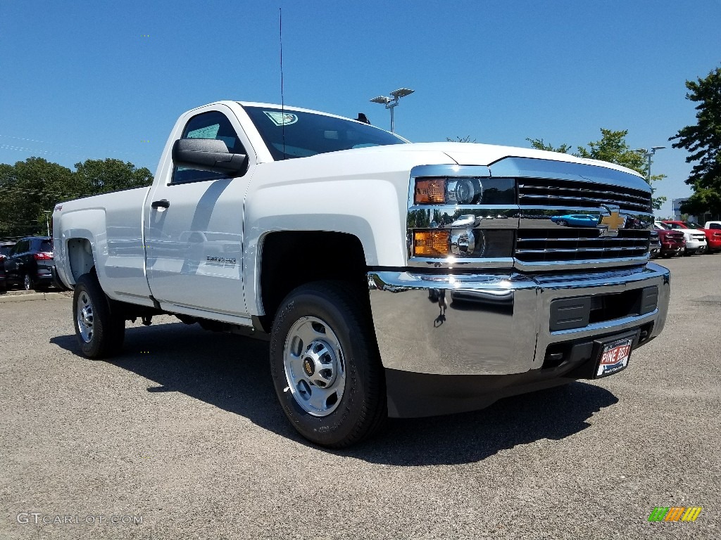 2017 Silverado 2500HD Work Truck Regular Cab 4x4 - Summit White / Dark Ash/Jet Black photo #1