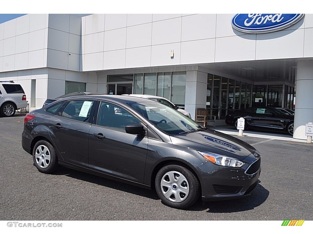 2017 Focus S Sedan - Magnetic / Charcoal Black photo #1