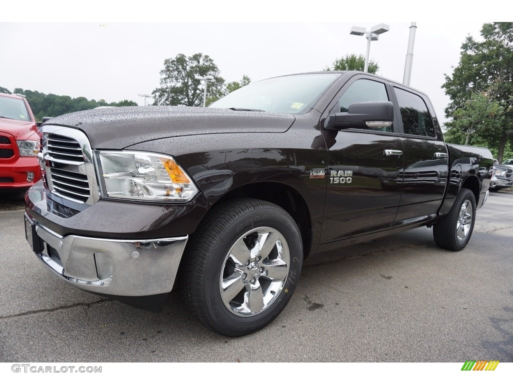 2017 1500 Big Horn Crew Cab - Luxury Brown Pearl / Black/Diesel Gray photo #1