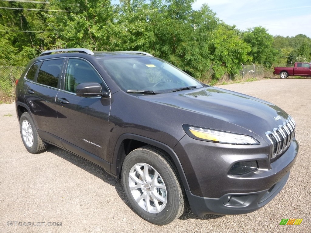 Granite Crystal Metallic 2018 Jeep Cherokee Latitude Plus 4x4 Exterior Photo #122136647