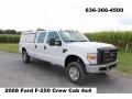 Oxford White 2008 Ford F250 Super Duty XL Crew Cab 4x4
