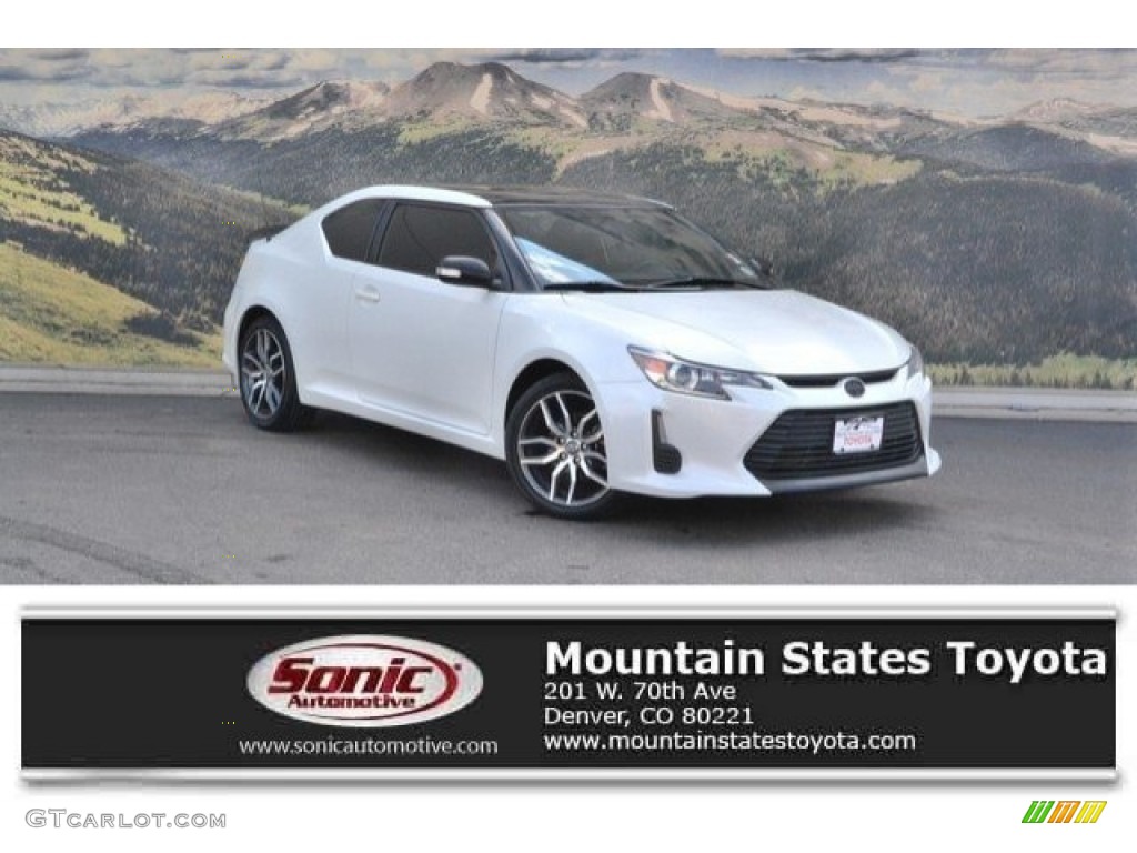 2015 tC  - Blizzard White Pearl / Dark Charcoal photo #1