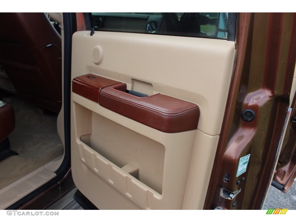 2011 F350 Super Duty Lariat Crew Cab 4x4 Dually - Golden Bronze Metallic / Adobe photo #16