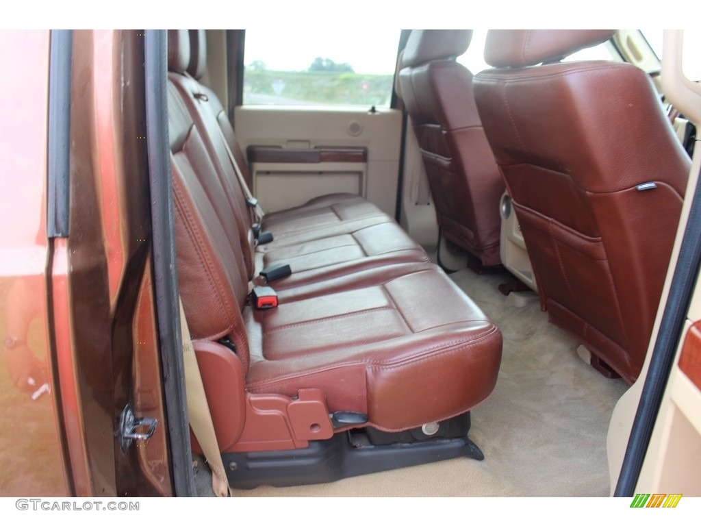 2011 F350 Super Duty Lariat Crew Cab 4x4 Dually - Golden Bronze Metallic / Adobe photo #17