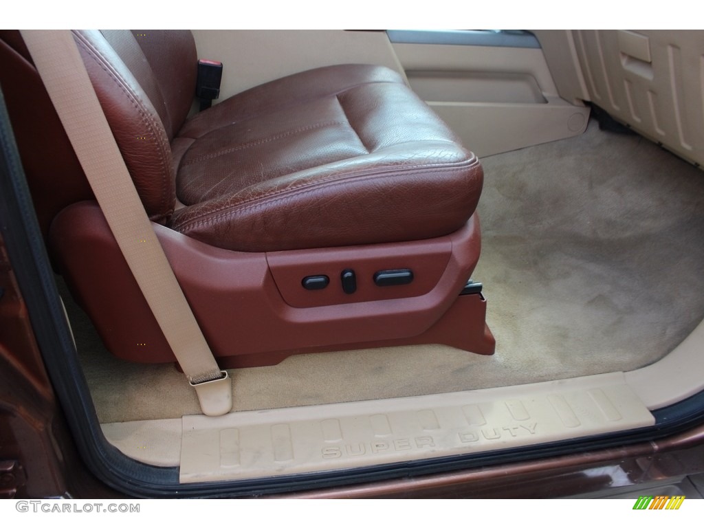 2011 F350 Super Duty Lariat Crew Cab 4x4 Dually - Golden Bronze Metallic / Adobe photo #20