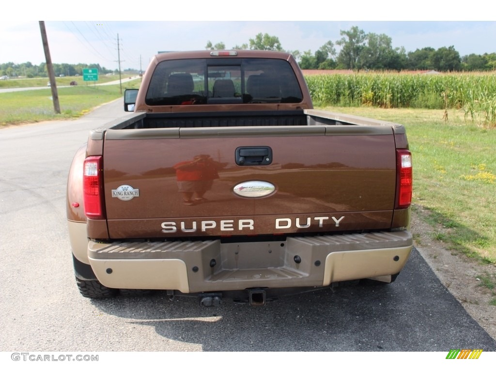 2011 F350 Super Duty Lariat Crew Cab 4x4 Dually - Golden Bronze Metallic / Adobe photo #28