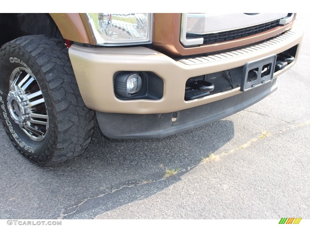 2011 F350 Super Duty Lariat Crew Cab 4x4 Dually - Golden Bronze Metallic / Adobe photo #32