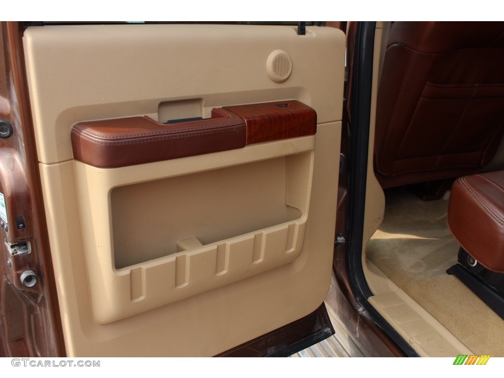 2011 F350 Super Duty Lariat Crew Cab 4x4 Dually - Golden Bronze Metallic / Adobe photo #47