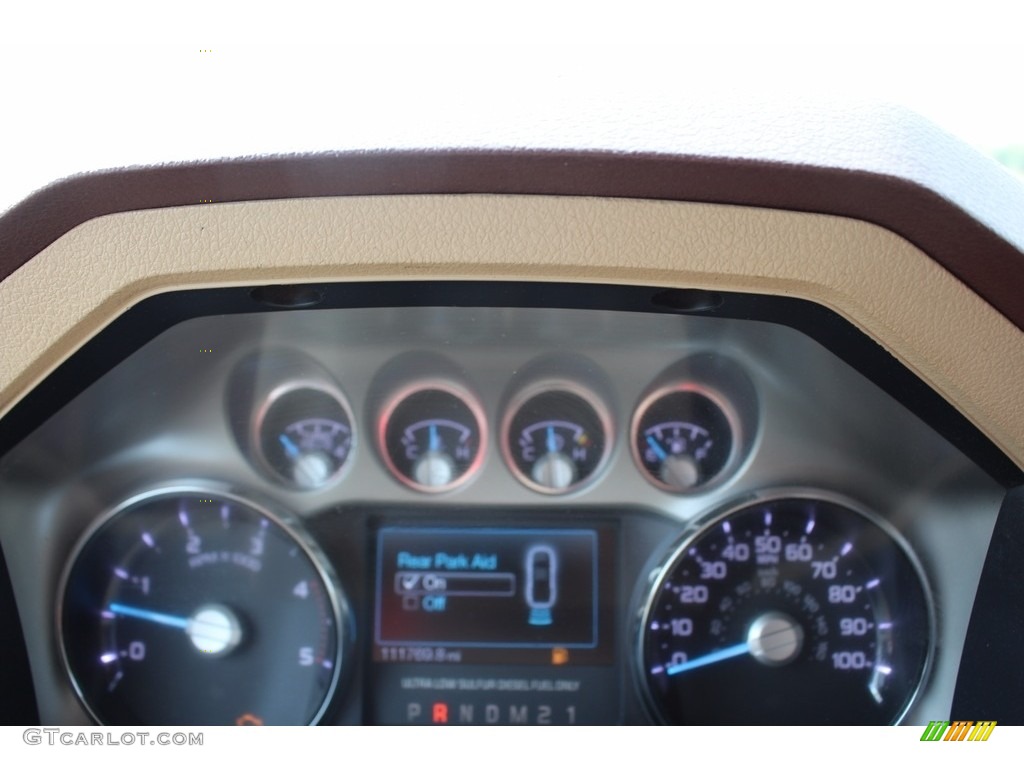 2011 F350 Super Duty Lariat Crew Cab 4x4 Dually - Golden Bronze Metallic / Adobe photo #53