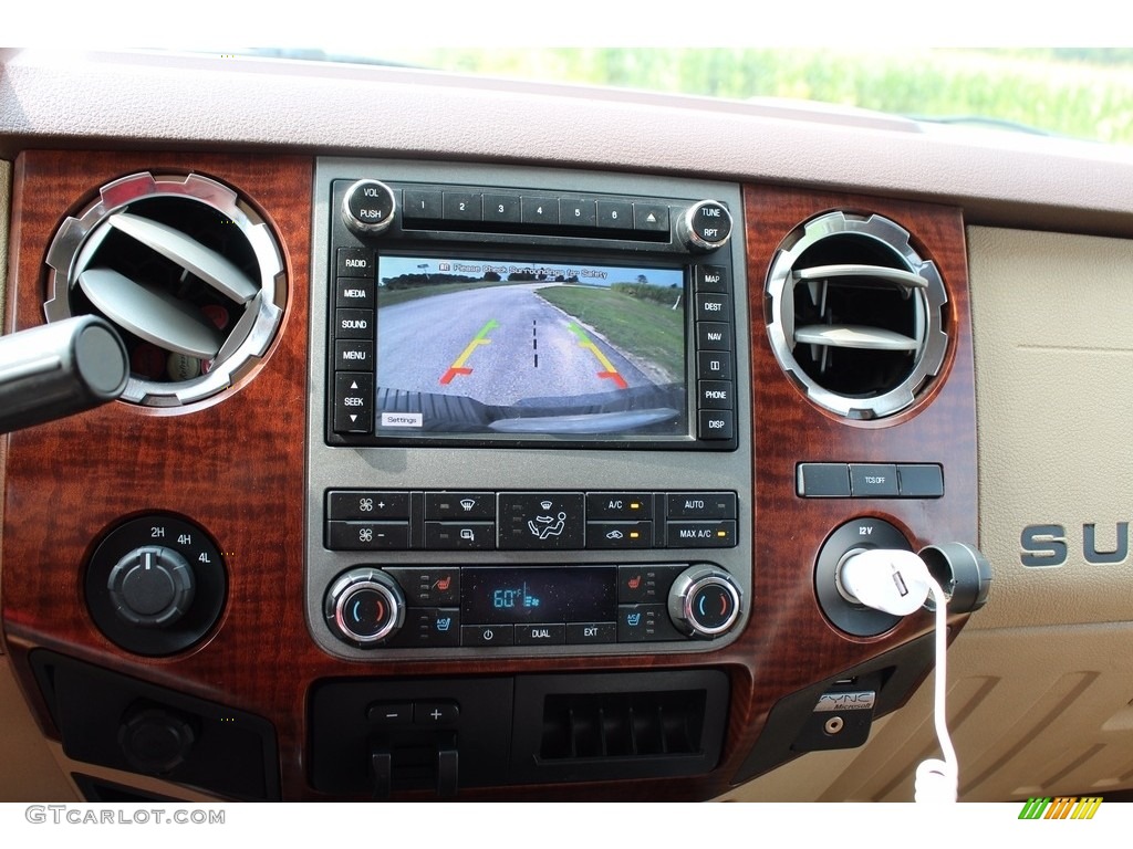 2011 F350 Super Duty Lariat Crew Cab 4x4 Dually - Golden Bronze Metallic / Adobe photo #55