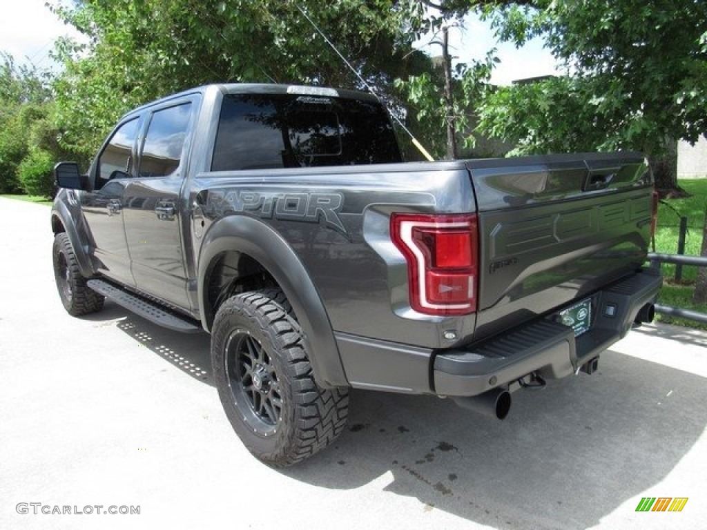 2017 F150 SVT Raptor SuperCrew 4x4 - Lithium Gray / Raptor Black photo #13