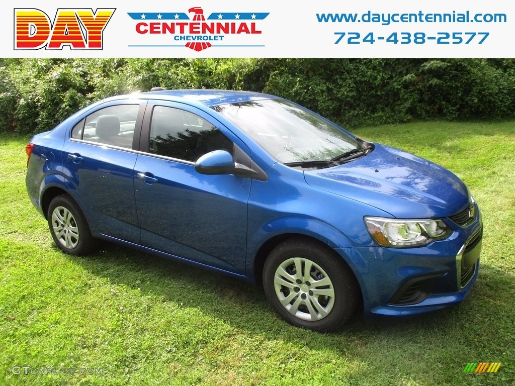 2017 Blue Metallic Chevrolet Sonic LS Sedan 122128143 Photo 9