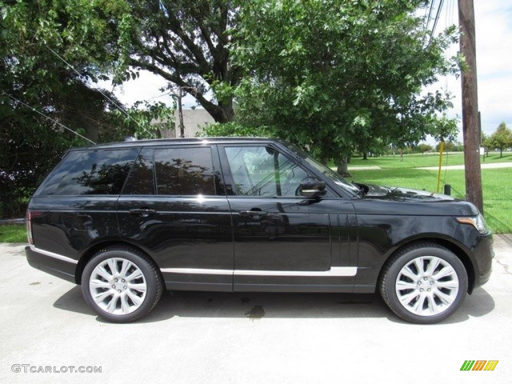 2017 Range Rover Supercharged - Santorini Black Metallic / Espresso/Almond photo #6