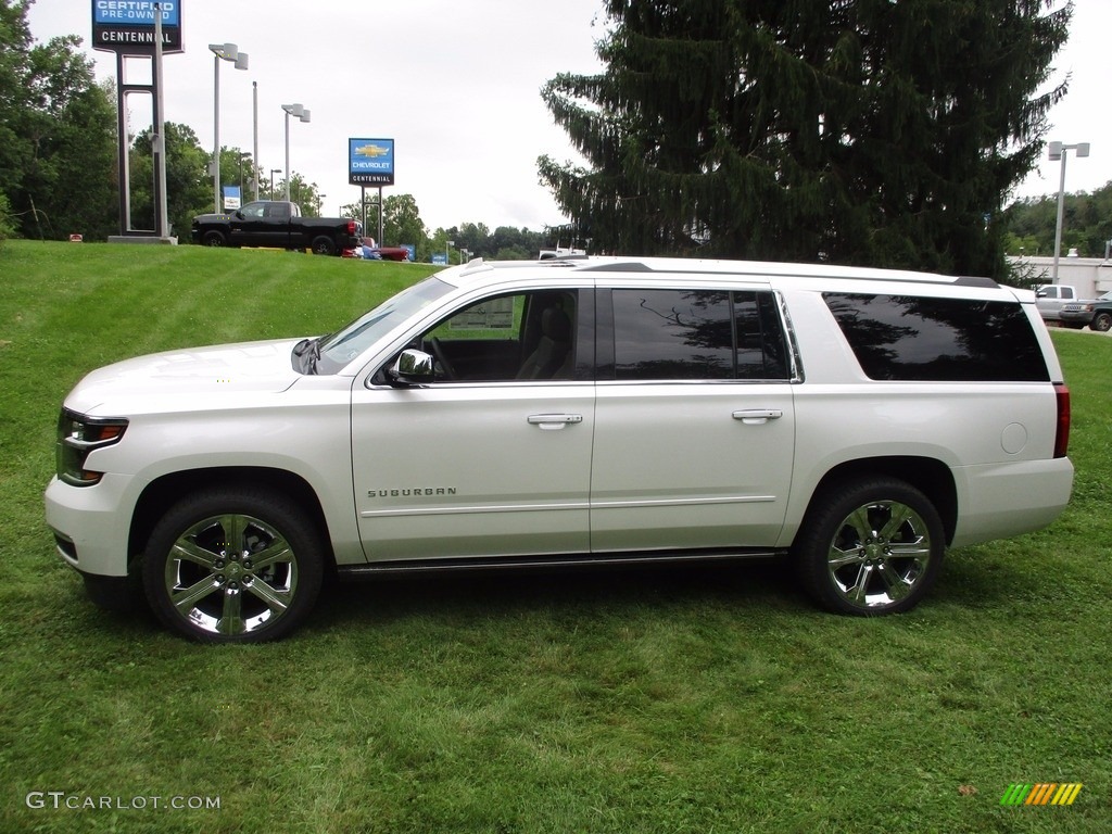 2017 Suburban Premier 4WD - Iridescent Pearl Tricoat / Cocoa/Dune photo #13