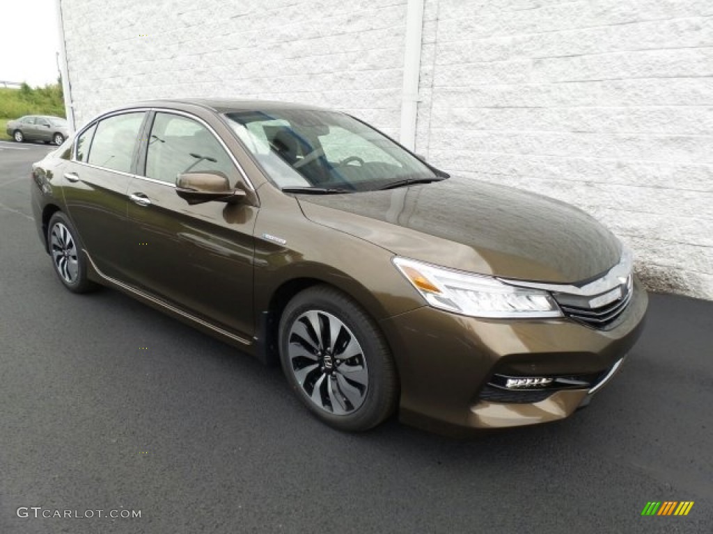 2017 Accord Hybrid Touring Sedan - Mandarin Gold Metallic / Black photo #1