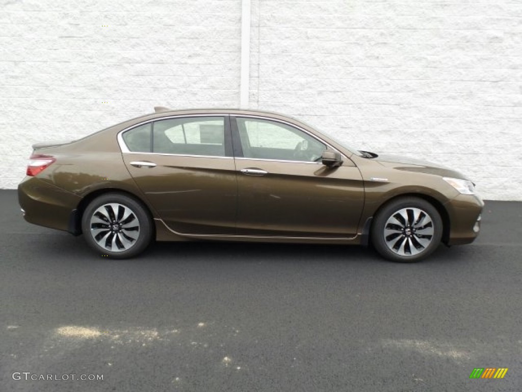 2017 Accord Hybrid Touring Sedan - Mandarin Gold Metallic / Black photo #2
