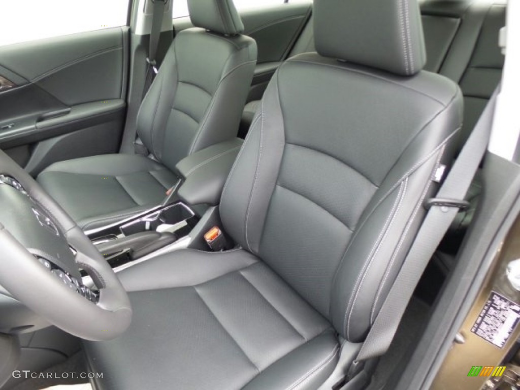 2017 Accord Hybrid Touring Sedan - Mandarin Gold Metallic / Black photo #10