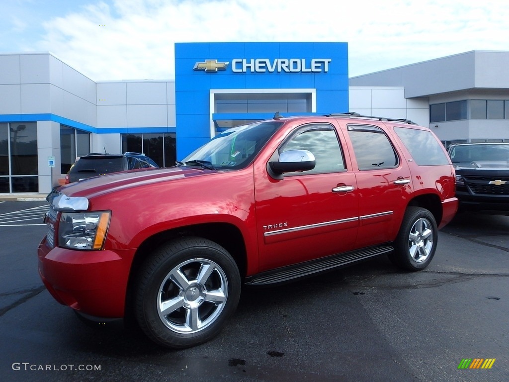 2013 Tahoe LTZ 4x4 - Crystal Red Tintcoat / Light Cashmere/Dark Cashmere photo #1