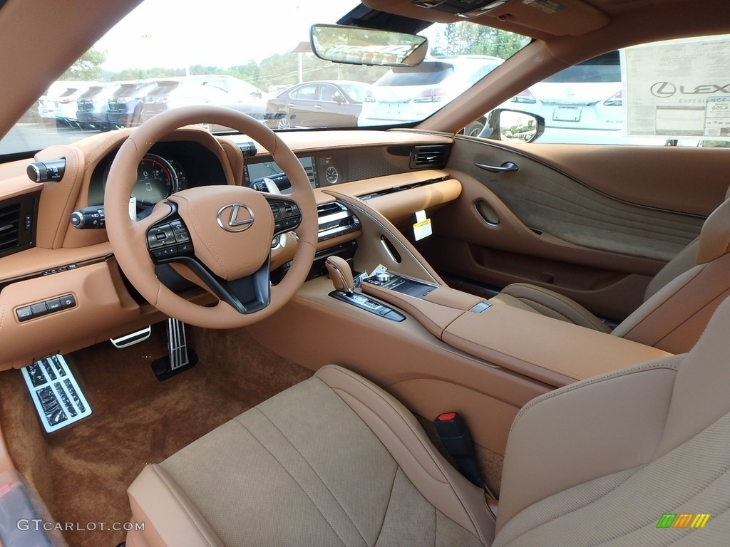 Toasted Caramel Interior 2018 Lexus LC 500 Photo #122146355