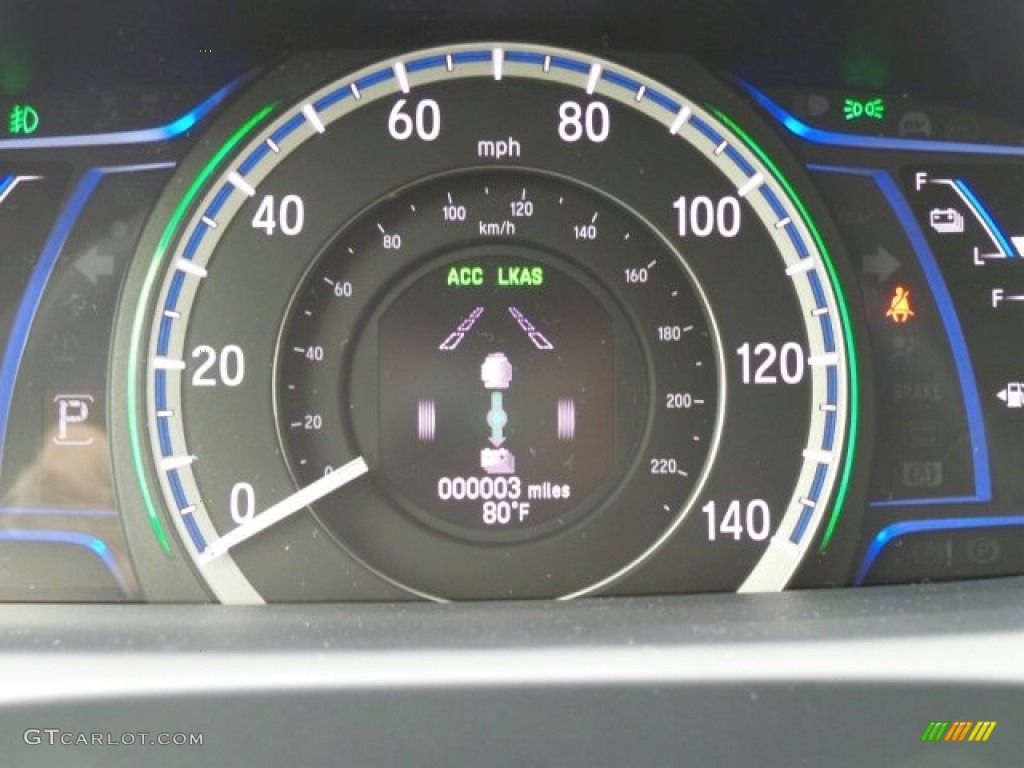 2017 Accord Hybrid Touring Sedan - Mandarin Gold Metallic / Black photo #19