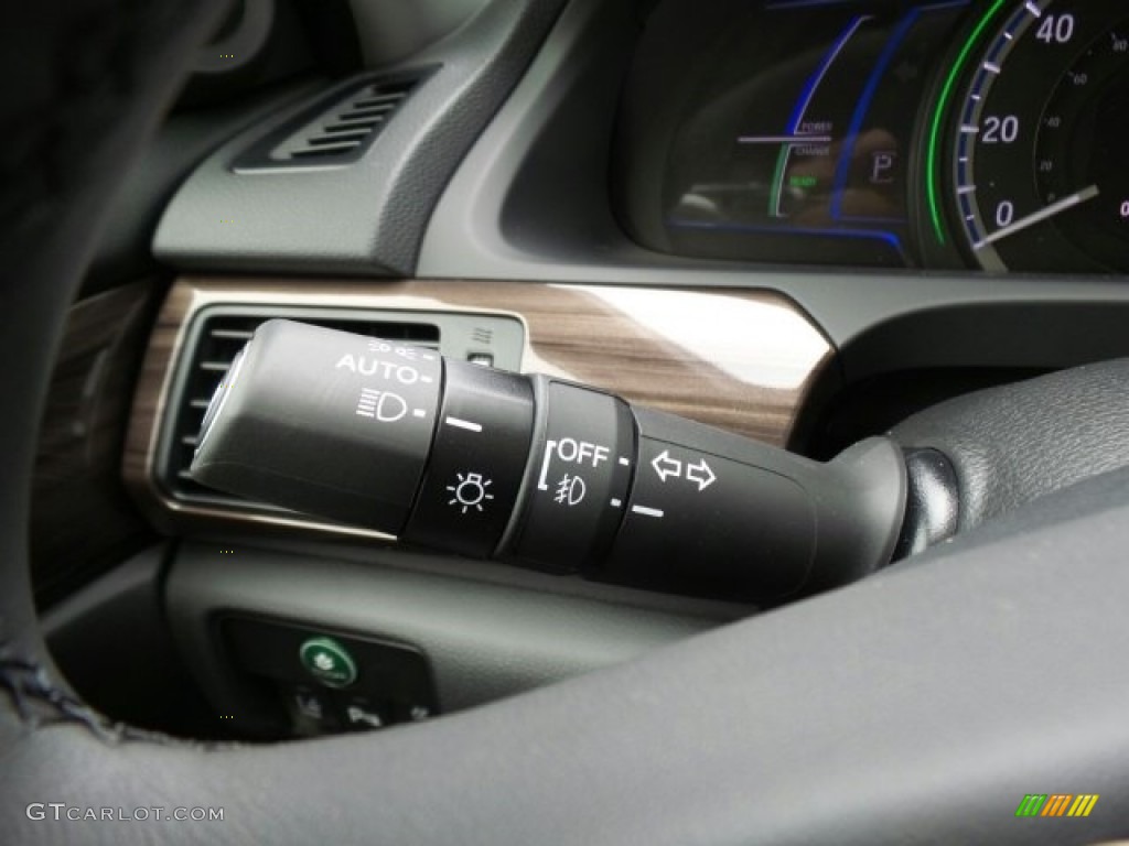 2017 Accord Hybrid Touring Sedan - Mandarin Gold Metallic / Black photo #26