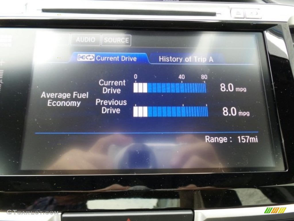 2017 Accord Hybrid Touring Sedan - Mandarin Gold Metallic / Black photo #34