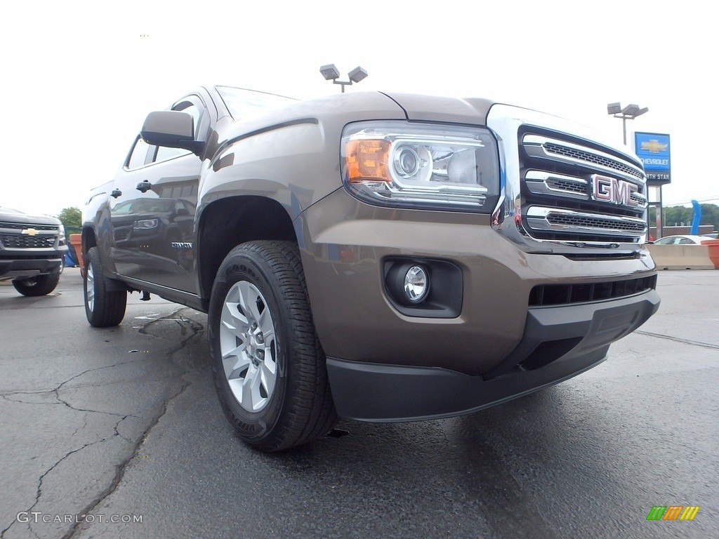 2016 Canyon SLE Crew Cab 4x4 - Bronze Alloy Metallic / Jet Black photo #11