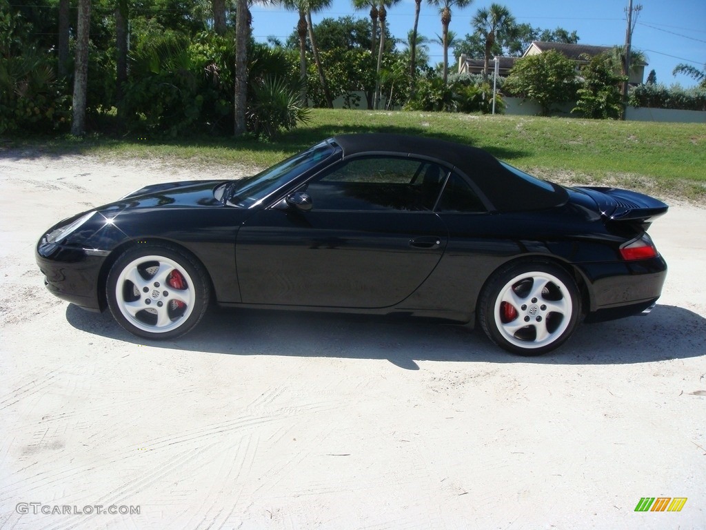 2000 911 Carrera Cabriolet - Black / Black photo #31
