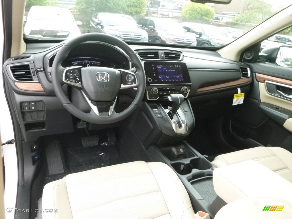 2017 CR-V EX-L AWD - White Diamond Pearl / Ivory photo #10