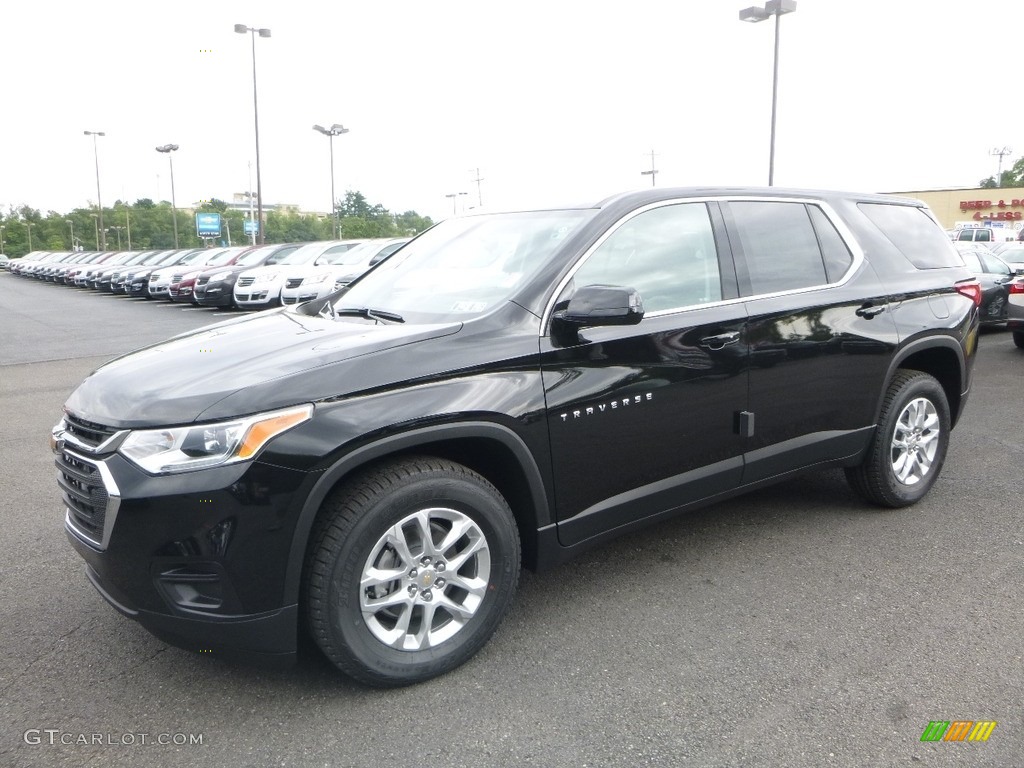 Mosaic Black Metallic 2018 Chevrolet Traverse LS AWD Exterior Photo #122149910