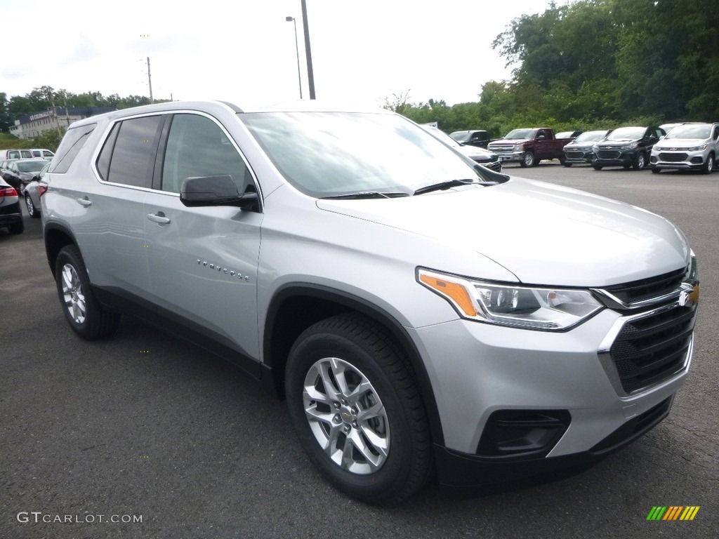 Silver Ice Metallic 2018 Chevrolet Traverse LS AWD Exterior Photo #122150480