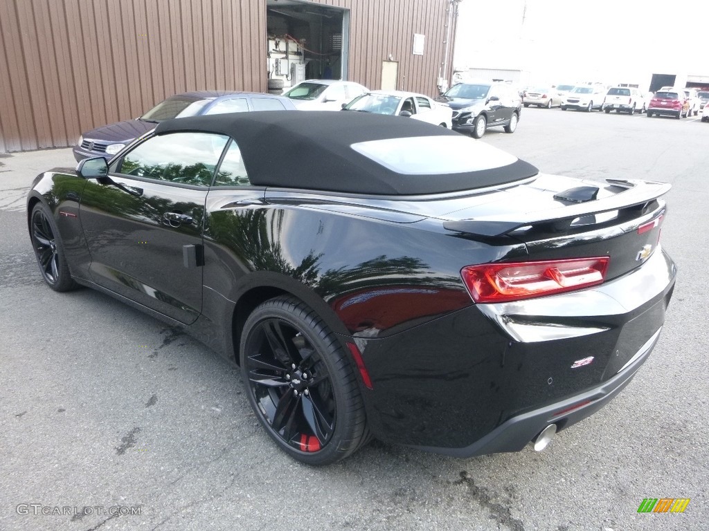 2018 Camaro SS Convertible - Black / Jet Black photo #3