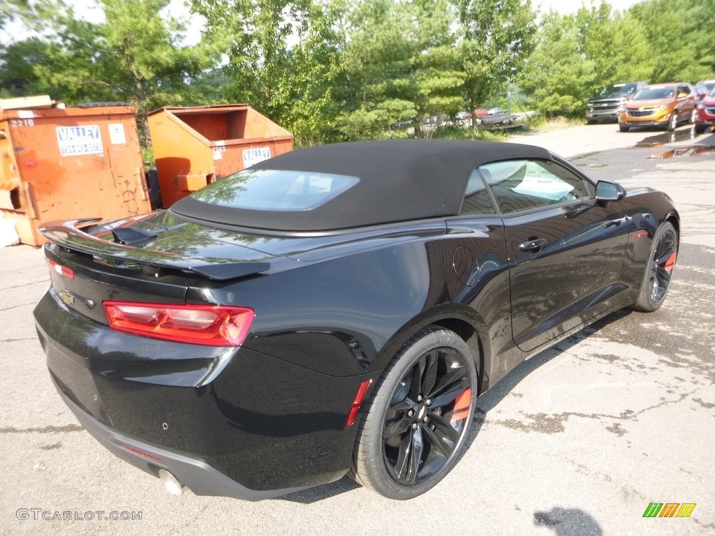 2018 Camaro SS Convertible - Black / Jet Black photo #5