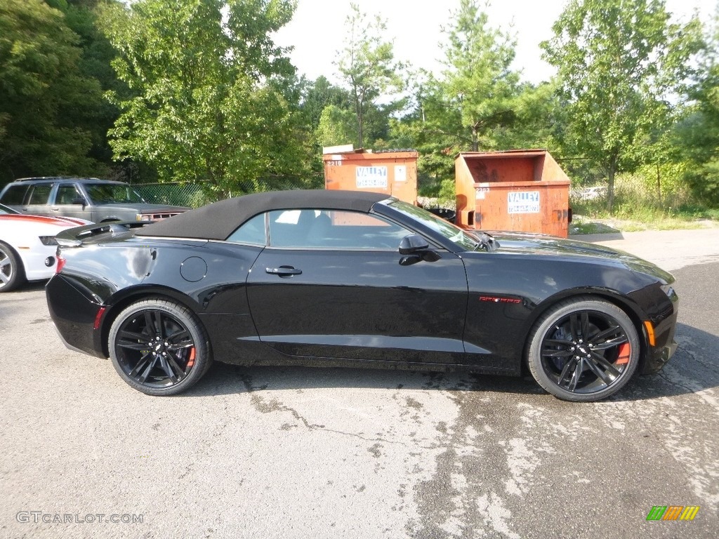 2018 Camaro SS Convertible - Black / Jet Black photo #6