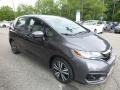Modern Steel Metallic 2018 Honda Fit EX Exterior