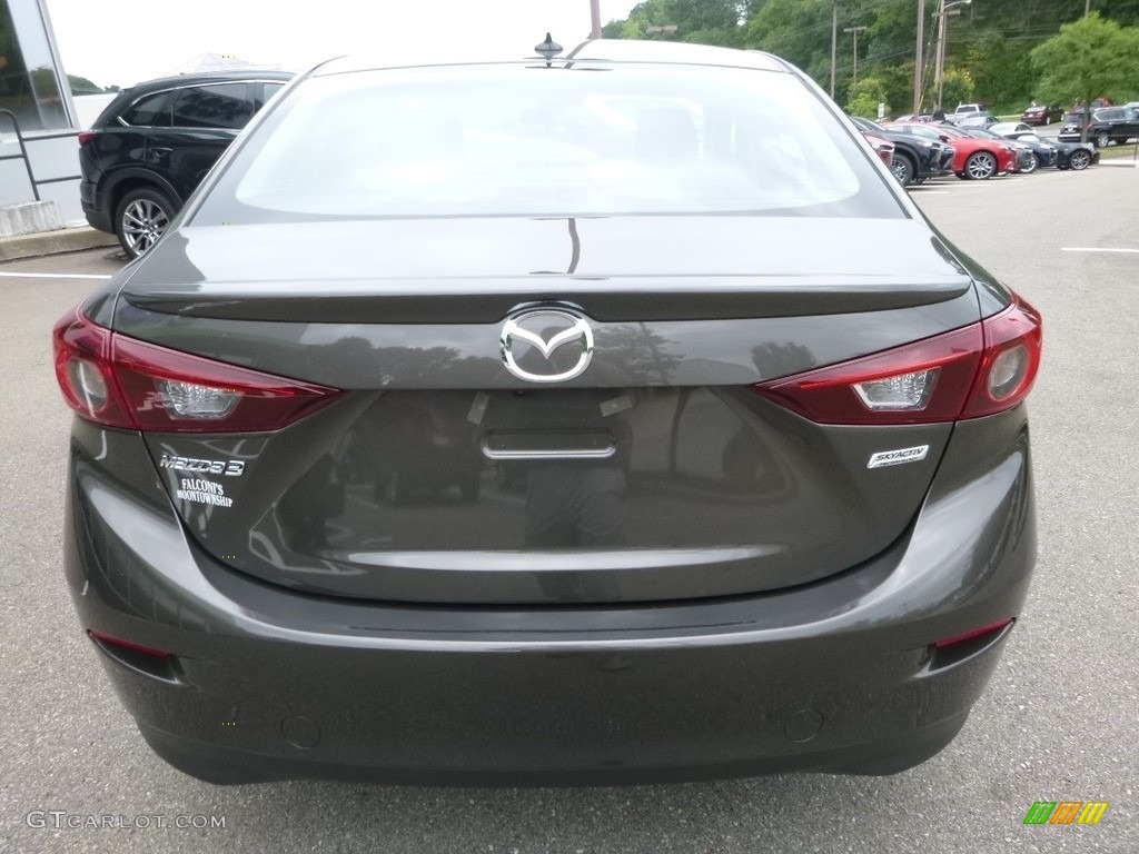 2018 MAZDA3 Touring 4 Door - Titanium Flash Mica / Black photo #6