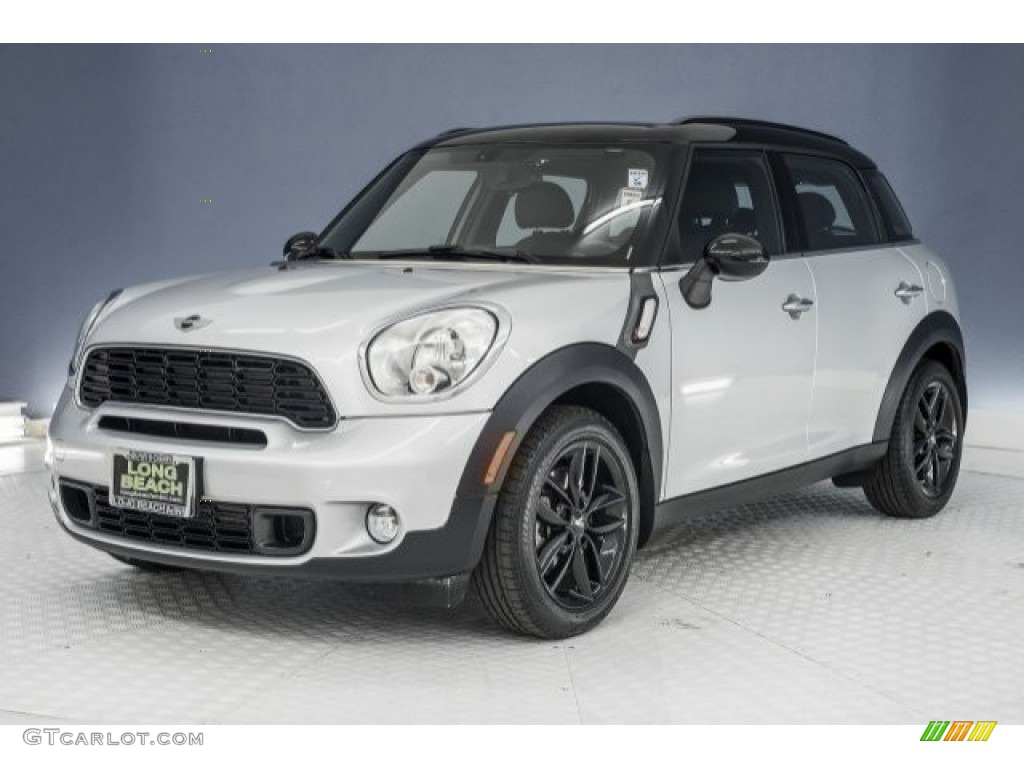 2014 Cooper S Countryman - Crystal Silver Metallic / Carbon Black photo #30