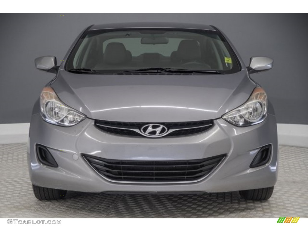 2011 Elantra GLS - Titanium Gray Metallic / Gray photo #2