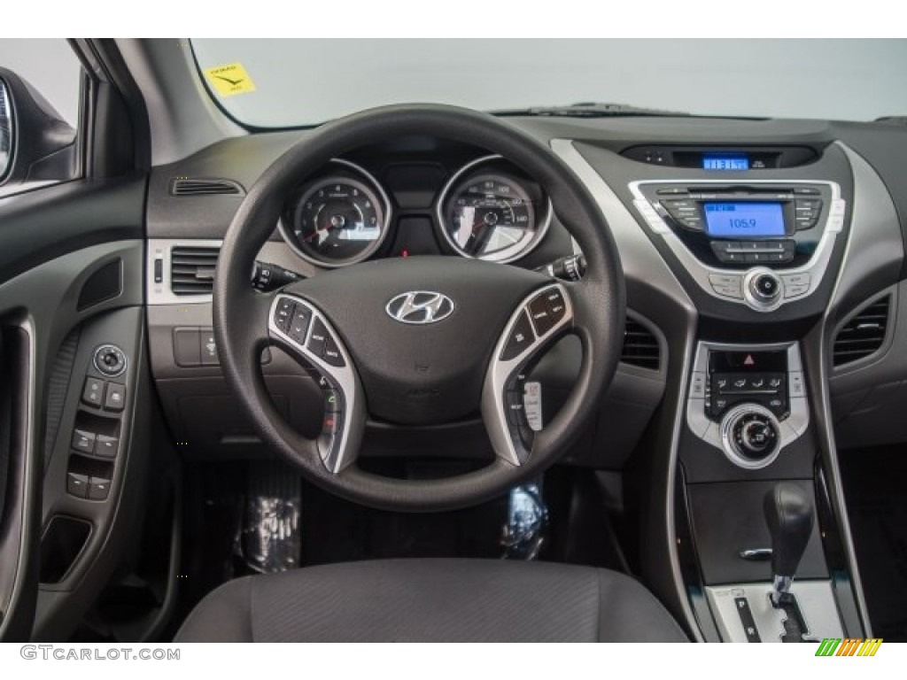 2011 Elantra GLS - Titanium Gray Metallic / Gray photo #4