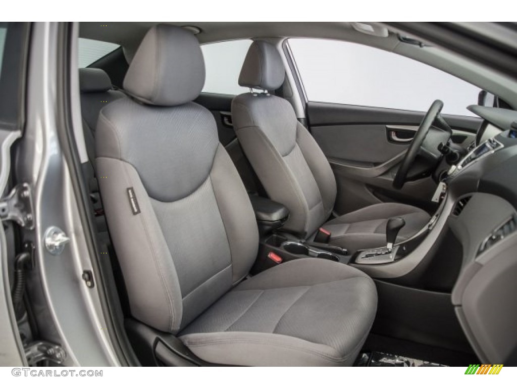 2011 Elantra GLS - Titanium Gray Metallic / Gray photo #6