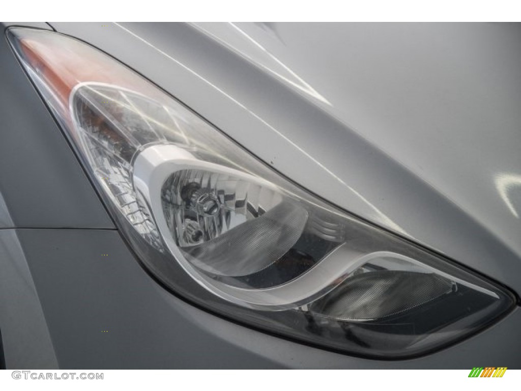 2011 Elantra GLS - Titanium Gray Metallic / Gray photo #16