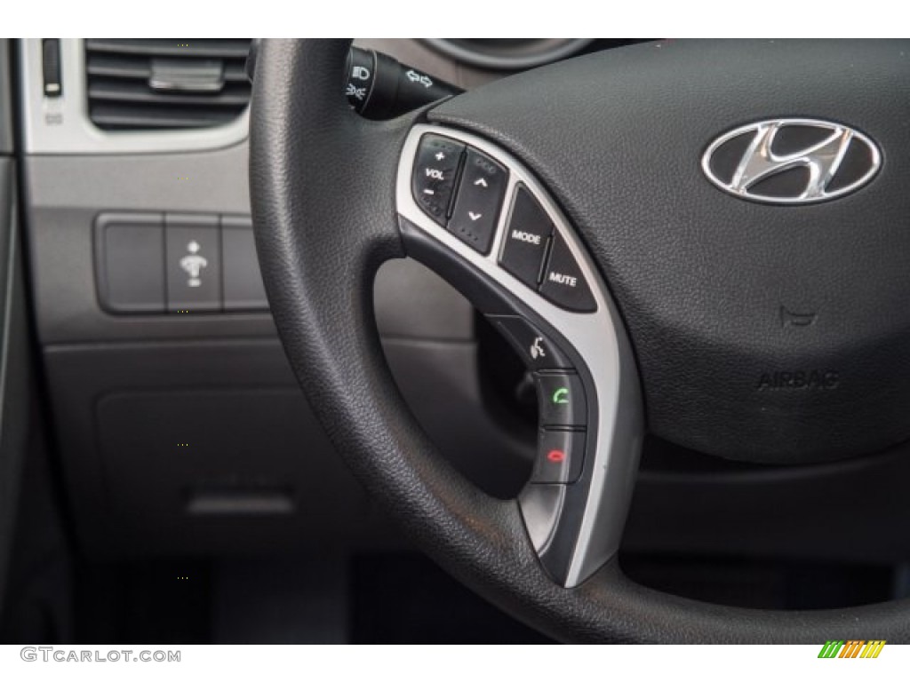 2011 Elantra GLS - Titanium Gray Metallic / Gray photo #18