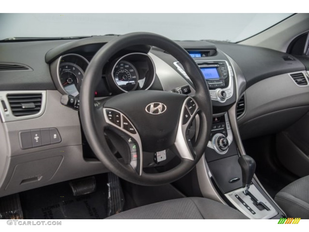 2011 Elantra GLS - Titanium Gray Metallic / Gray photo #20