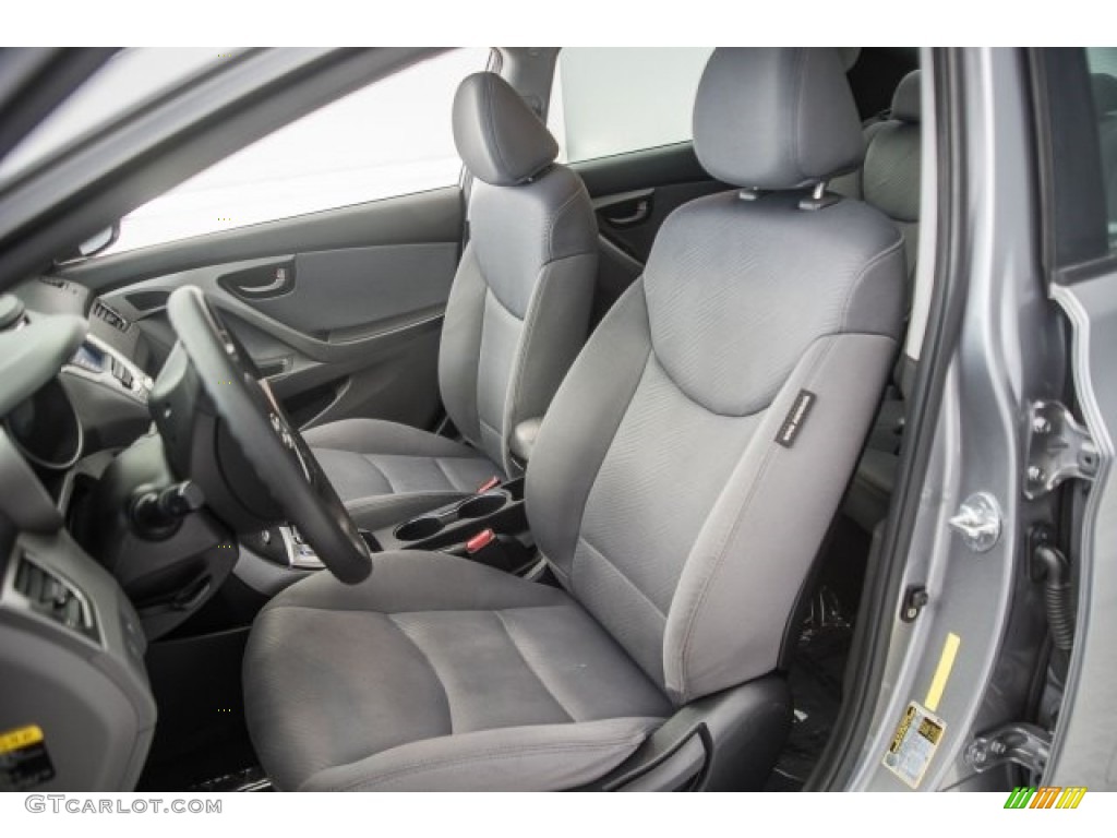 2011 Elantra GLS - Titanium Gray Metallic / Gray photo #27