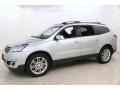 2015 Silver Ice Metallic Chevrolet Traverse LT AWD  photo #3