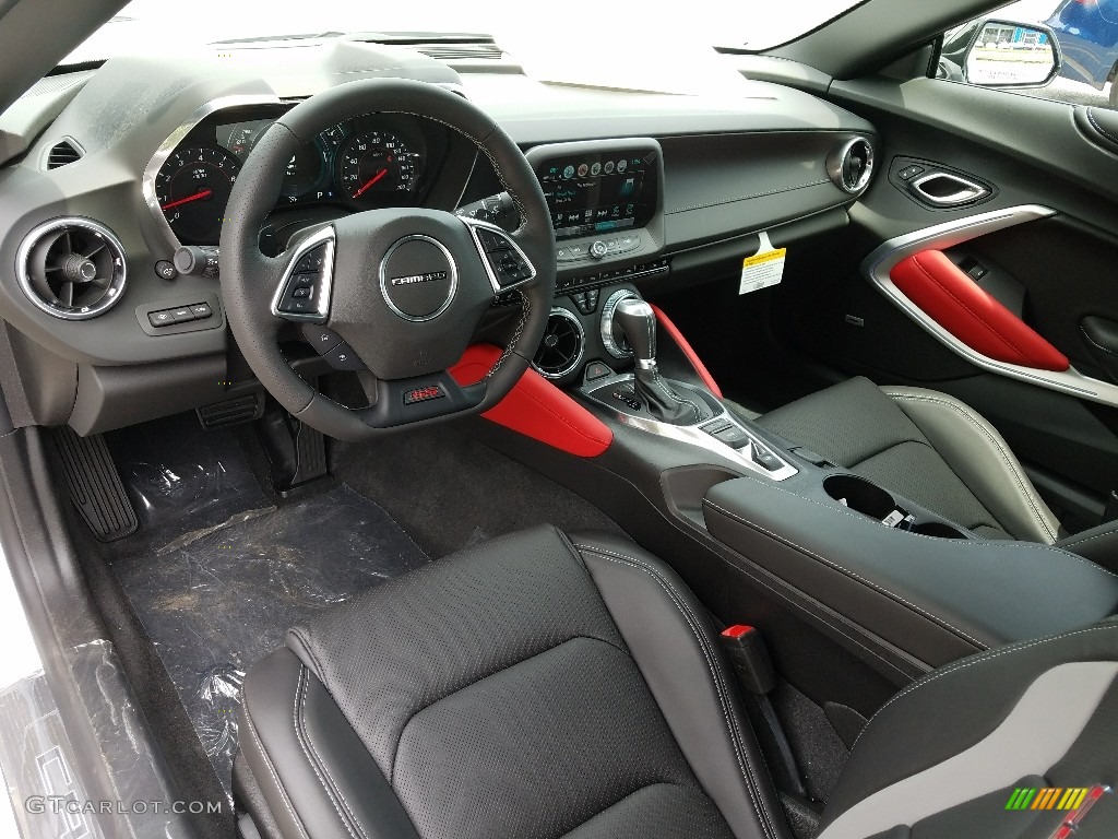 Jet Black Interior 2018 Chevrolet Camaro SS Convertible Photo #122158985
