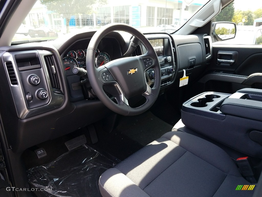 2018 Silverado 1500 LT Double Cab 4x4 - Black / Jet Black photo #7